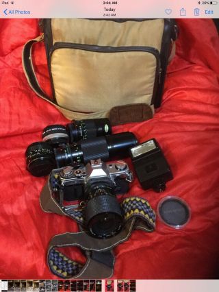 Vintage Canon AE - 1 Camera Bundle 2