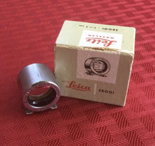 Vintage Leica 5cm Sbooi Brightline Finder W/ Box