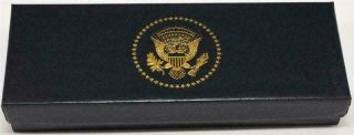 President Donald Trump White House Gift Black Lacquer Rollerball Pen Potus Seal