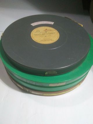 4 - 16mm Police Training Films,  3 12.  5 " Reels,  One 11 " Reel - Unwatched