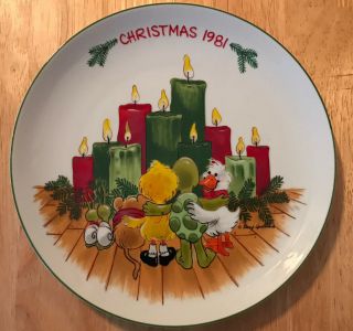 Suzy’s Zoo Collector’s Christmas Plate 1981