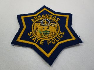 Arkansas Highway Patrol State Police Trooper Uniform Vintage Patch