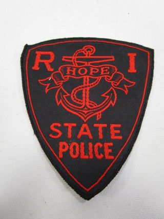 Rhode Island Highway Patrol State Police Trooper Uniform Vintage Patch