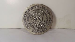 JAN.  20 - 1961 THE INAUGURATION OF JOHN F.  KENNEDY AS 55 TH.  PRESIDENT 999 SILVER 2