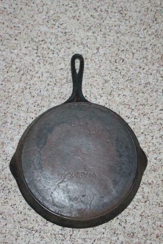 Top Of The Line Vintage Wapak 10 Cast Iron Skillet W/smoke Ring