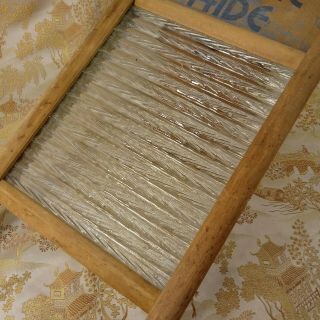 Columbus Washboard Co Wood & Embossed Glass Home Aide Hosiery And Lingerie 3