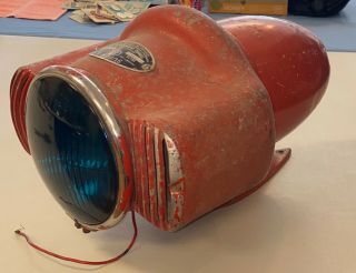 Vintage Federal X Fire Light Alarm Siren Collectors Estate 15”