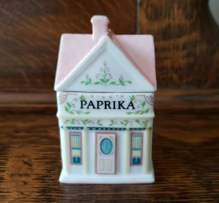 Vintage Lenox Fine Porcelain Spice Village 1989 Replacement Paprika Jar