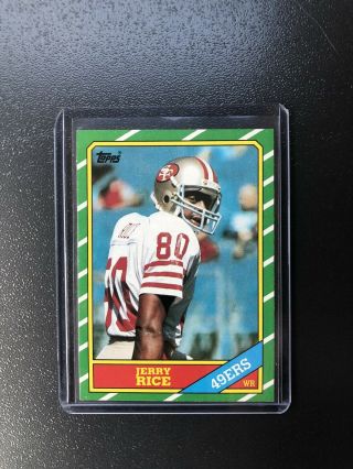 Vintage Gorgeous 1986 Topps Complete Football Set (1 - 396) Nm Jerry Rice Rc
