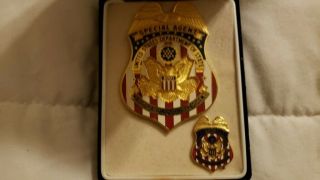 Us Department Of State Special Agent 2001 Presidential Inauguration Badge/pin