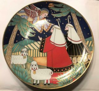 1991 Franklin House Of Faberge Christmas Plate Tidings Of Great Joy