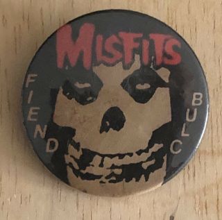 Vintage Misfits Fiend Club Button
