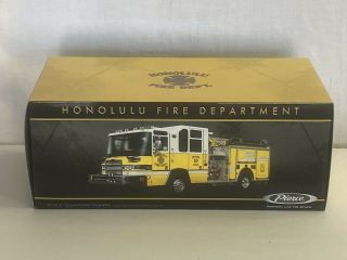 Pierce Quantum Fire Engine Pumper " Kaneohe Honolulu Hawaii " 1/50 Twh 081d - 01178