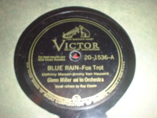78rpm Victor 20 - 1536 Glenn Miller,  Caribbean Clipper / Blue Rain Weak V