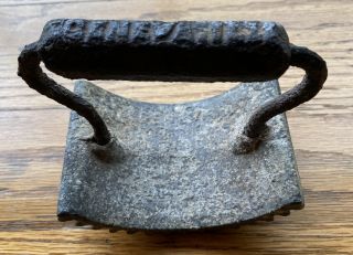 Antique Geneva Hand Fluter / Fluting Or Pleat Iron Vintage Sad Iron