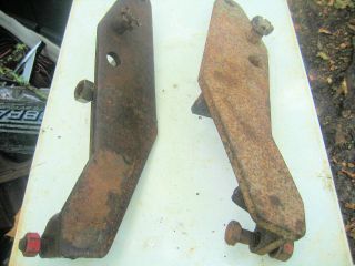 Allis Chalmers CA and others Vintage Snap Coupler Brackets Right and Left 3