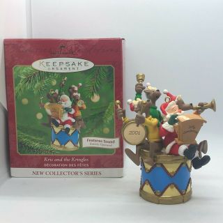 Hallmark Ornament " Kris And The Kringles " 1 Series Band Plays Music 2001