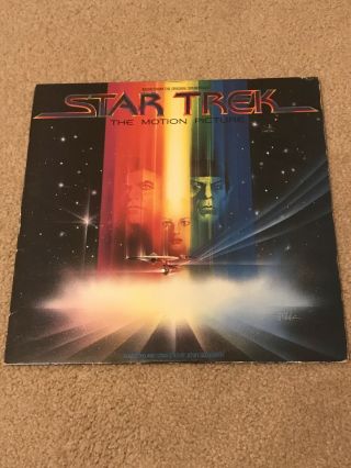 Star Trek : The Motion Picture Soundtrack Promo Vinyl Lp.  Vg,  With Poster.