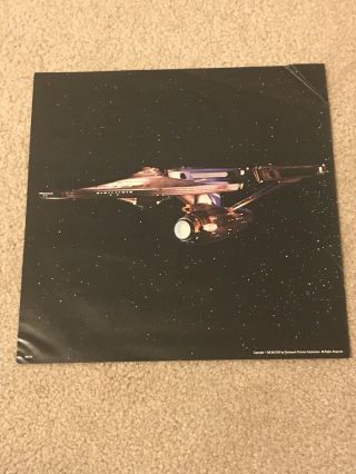 Star Trek : The Motion Picture Soundtrack Promo Vinyl LP.  VG,  With Poster. 3
