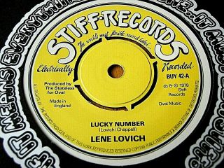 Lene Lovich - Lucky Number 7 " Vinyl
