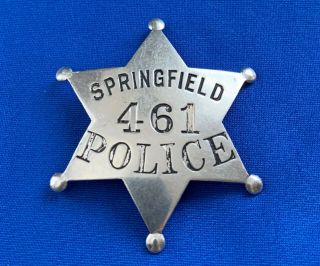 Obsolete Springfield Illinois Police Badge