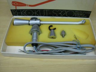 Vintage Rek - O - Kut Micropoise S - 320 12 " Tonearm Less Headshell