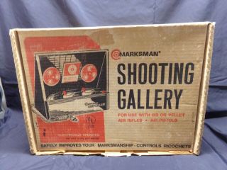 Vintage Electrically Operated Motorized Marksman Shooting Gallery Game Bb/pellet