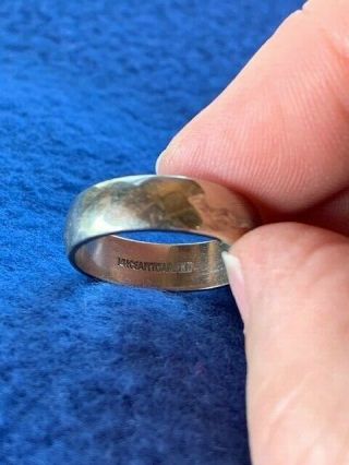 Vintage 14k Yellow Gold Band Ring Artcarved 5.  9 Grams