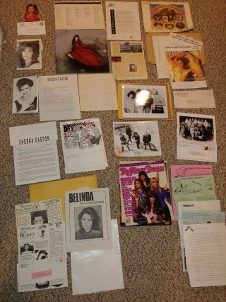 Vintage 80s Fan Club Promo Photo,  Kit,  Sheena Easton,  Bangles,  Carlisle,  Basia