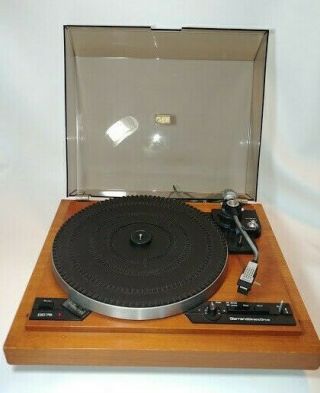 Vintage 1960s 70s Wood Garrard Dd75 Direct Drive Turntable Made In England