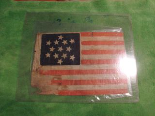 1700s Revolutionary American War Flag Found In Soldiers Camp Trunk John B Brown