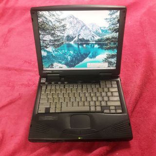 Compaq Armada 1750 Vintage Laptop 4gb Hdd,  320mb Ram,  Intel Pentium Ii,  Win Xp