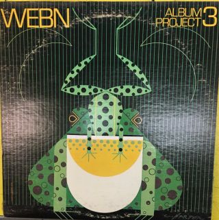 Webn Album Project 3 1978 Local Music Cincinnati Charley Harper Cover Vg,  Lp