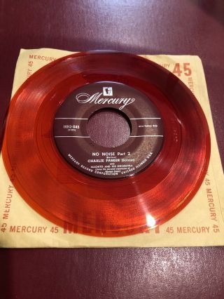 Rare Red - Charlie Parker/ Flip Phillips No Noise Mercury 11012 - X45