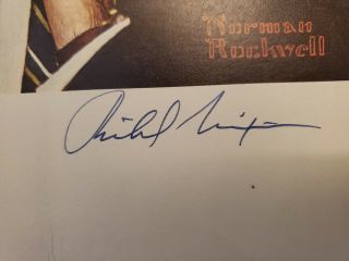 Norman Rockwell Signed Portrait of Richard Nixon 3