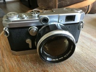 Vintage Canon Vt 35mm Rangefinder Film Camera W/ 50mm F1:2 Lens