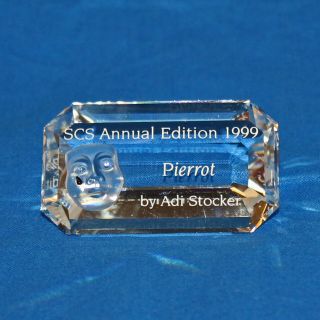 Swarovski Crystal Plaque 231678 No Box Pierrot