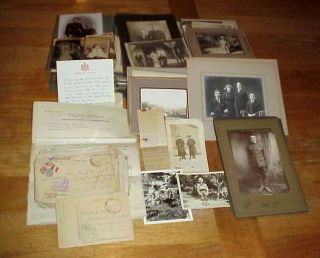 Vintage Wwi Ww1 Us Army 6th Inf Div.  Ammo Train Photos Letters Grouping