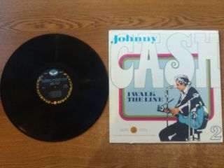 1970s Very Good Johnny Cash And Jeannie C.  Riley ‎– I Walk The Line 93486 Lp33