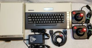 Antique Vintage Atari Computer 800xl & 1050 Disk Drive With 2 Wico Controllers