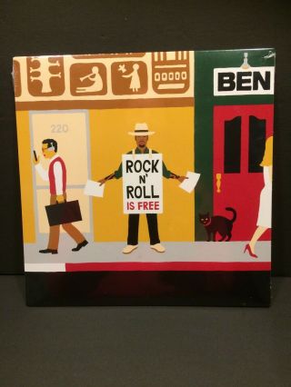 Ben Harper 7 " Single Rock N Roll Is Free/feel Love (acoustic) 45 Vinyl