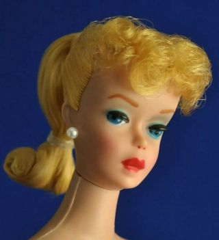 Vintage 1960s 5 Blonde Ponytail Barbie