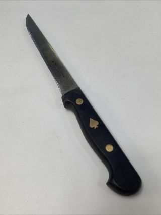Friedr.  Herder Abr.  Sohn Solingen Germany Vintage Knife Spade 6” Blade Wood Hand