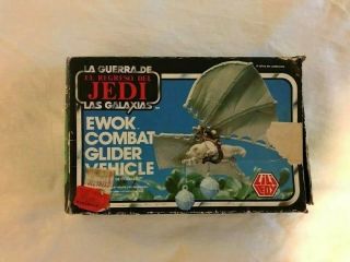 Vintage Lili Ledy Star Wars Rotj Ewok Combat Glider Box Only 1984 Rare Look