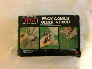 Vintage Lili Ledy Star Wars ROTJ Ewok Combat Glider Box Only 1984 Rare LOOK 3