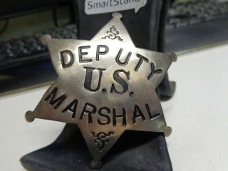 Vintage Antique Deputy Us Marshal Badge