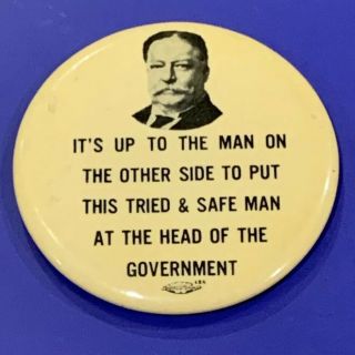 1908 William Howard Taft Presidential Political Campaign Pocket Mirror