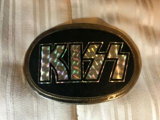 Kiss Vintage Gold Prism Belt Buckle - Pacifica 1977
