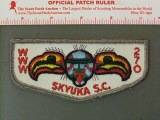 Boy Scout Oa 270 Skyuka First Flap 4351jj