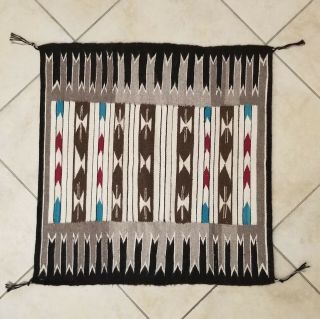 Vtg Antique Navajo Native American Rug